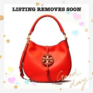 🌸barely used 🌸Tory Burch Miller Logo Mini Hobo